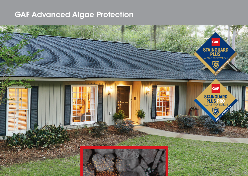GAF Advanced Algae Protection