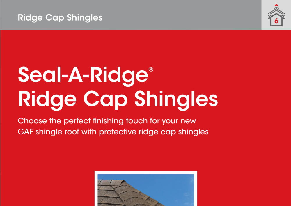 GAF Seal-A-Ridge - Ridge Cap Shingles